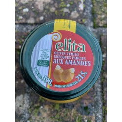 Olives vertes aux amandes ELITA - 390gr
