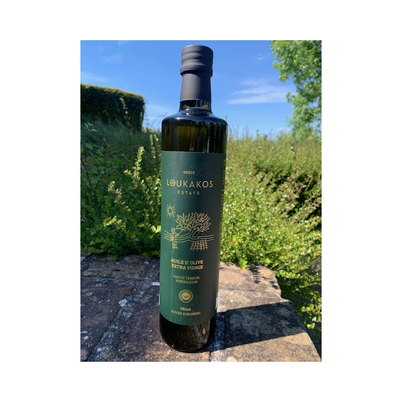 Huile d'olive extra vierge - LOUKAKOS Estate 750ml Huile d'olive extra vierge - LOUKAKOS Estate 750ml