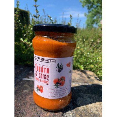 Sauce tomate cuisinée aux olives - Simply Greek - 280gr