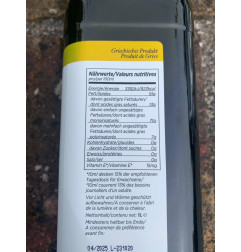 Huile d'olive AOP Etiquette Iliada