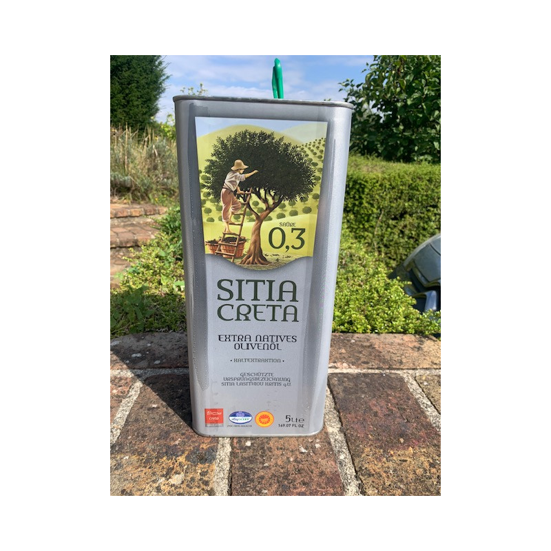 SITIA 0.3 Creta Orino Huile d'olive AOP en Bidon 5L