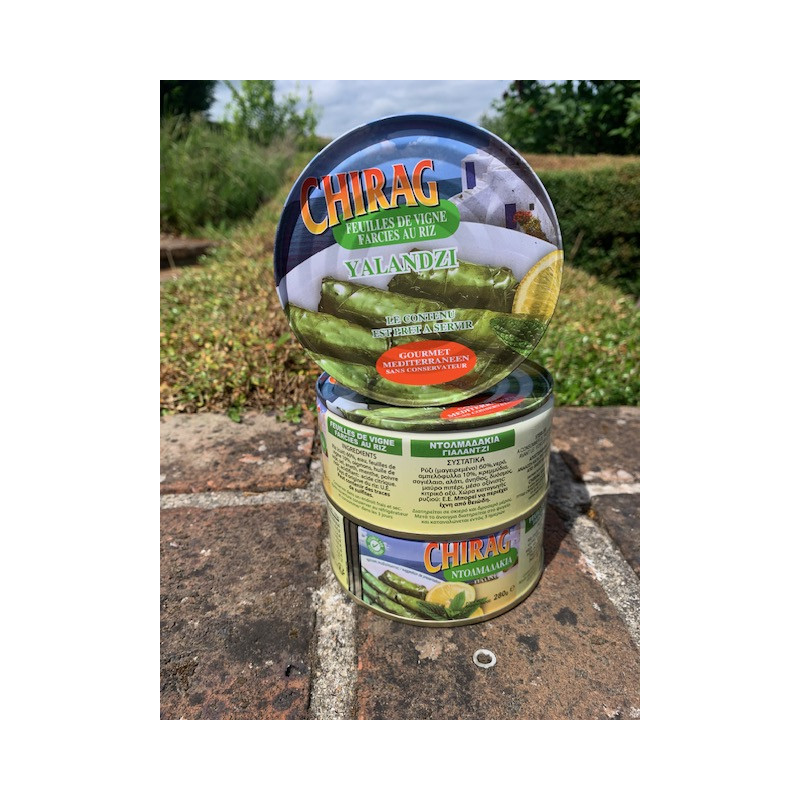 copy of Feuilles de Vigne Farcies au Riz  -Chirag - Dolmadakia - 280gr